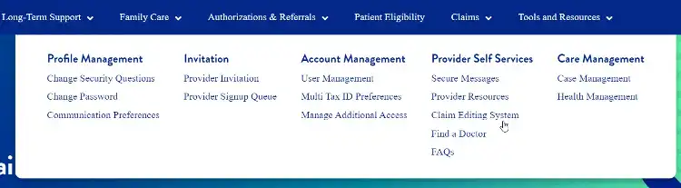 WPS Health Claim Editing System